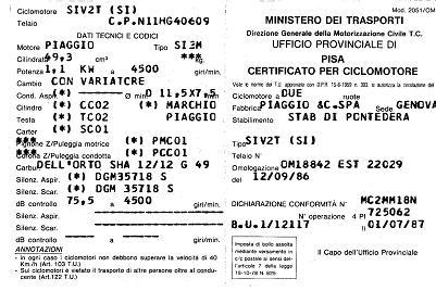 Certificato di Idoneit  Tecnica